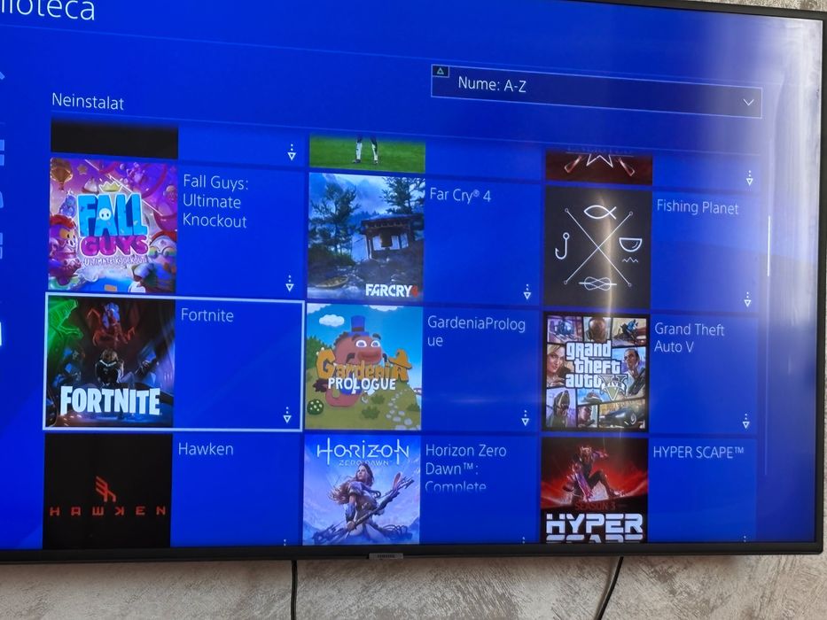 Playstation 4 PRO PS4  20 jocuri Gta V FIFA Fortnite Roblox Minecraft