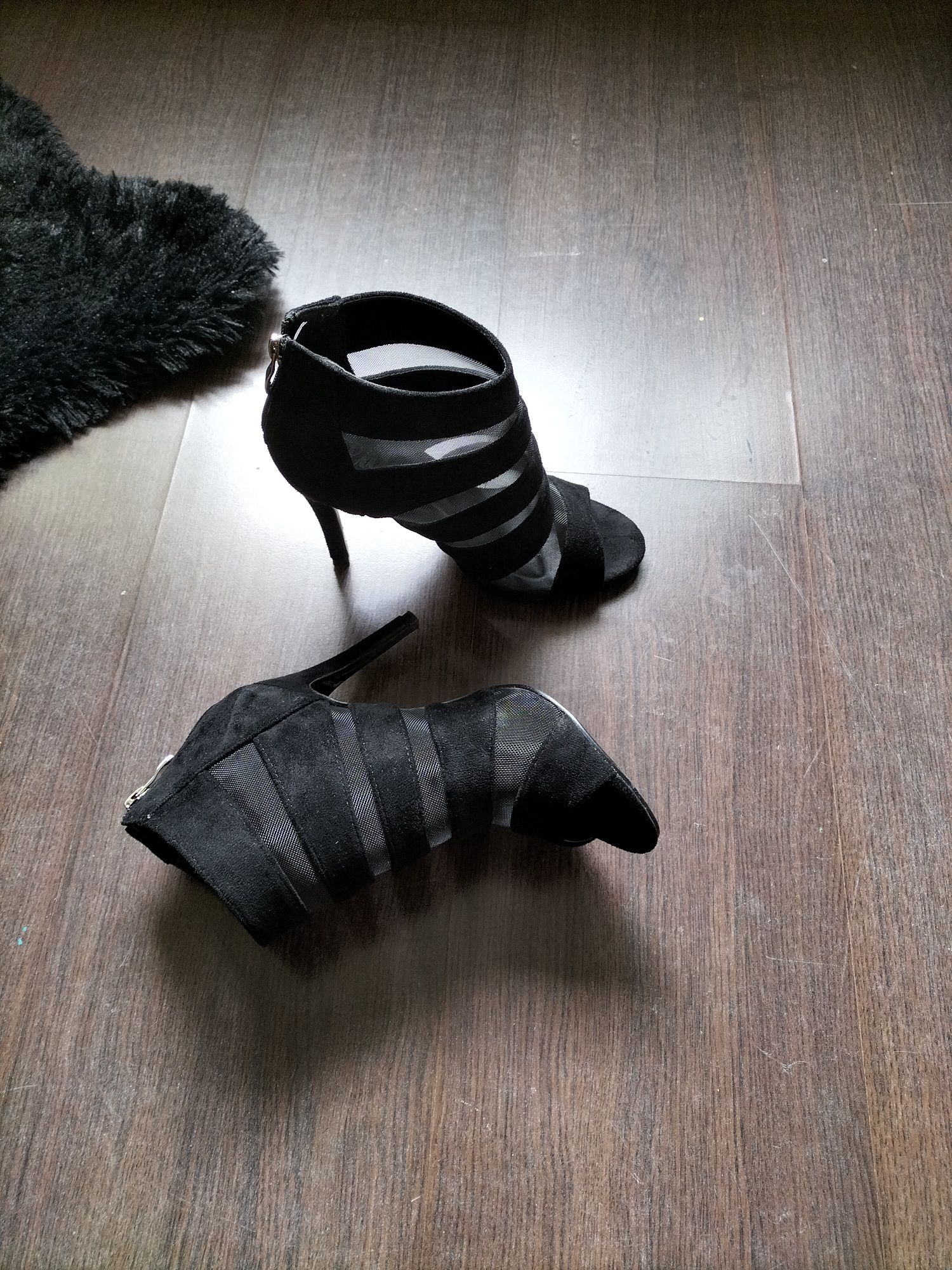 Sandale negre elegante 36