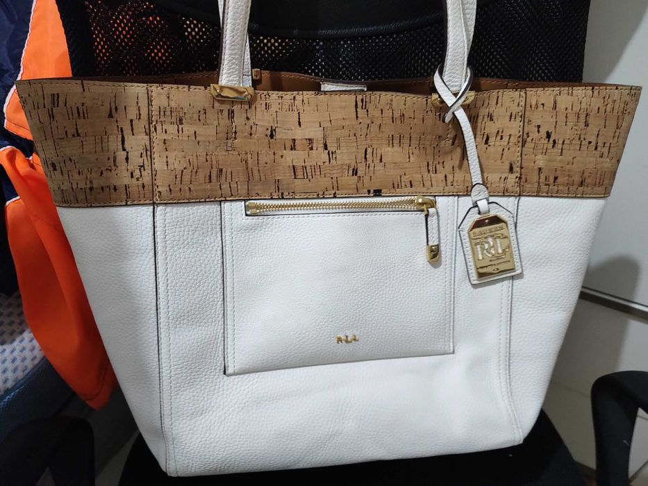 Оригинална чанта Ralph Lauren,пухкава жилетка в,м размер