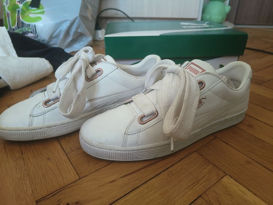 Кожени Маратонки Puma Basket Heart. 42