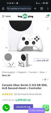 SUNA PE NR. OLX.   Xbox series S 512gb  GARANTIE