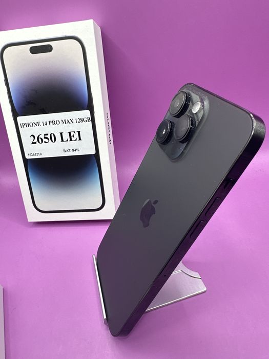 Iphone 14 Pro Max 128gb baterie 84•Matei Amanet Crangasi•35265