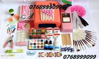 set kit unghii false cu gel uv/set kit manichiura cu gel uv sigilat