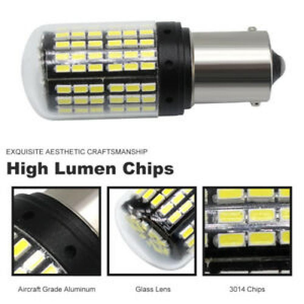 Автомобилна LED крушка BA15S 144 SMD 3014