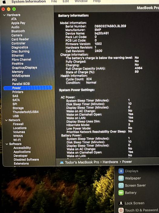 MacBook Pro 13" (A2289) 2020 - Перфектно състояние!