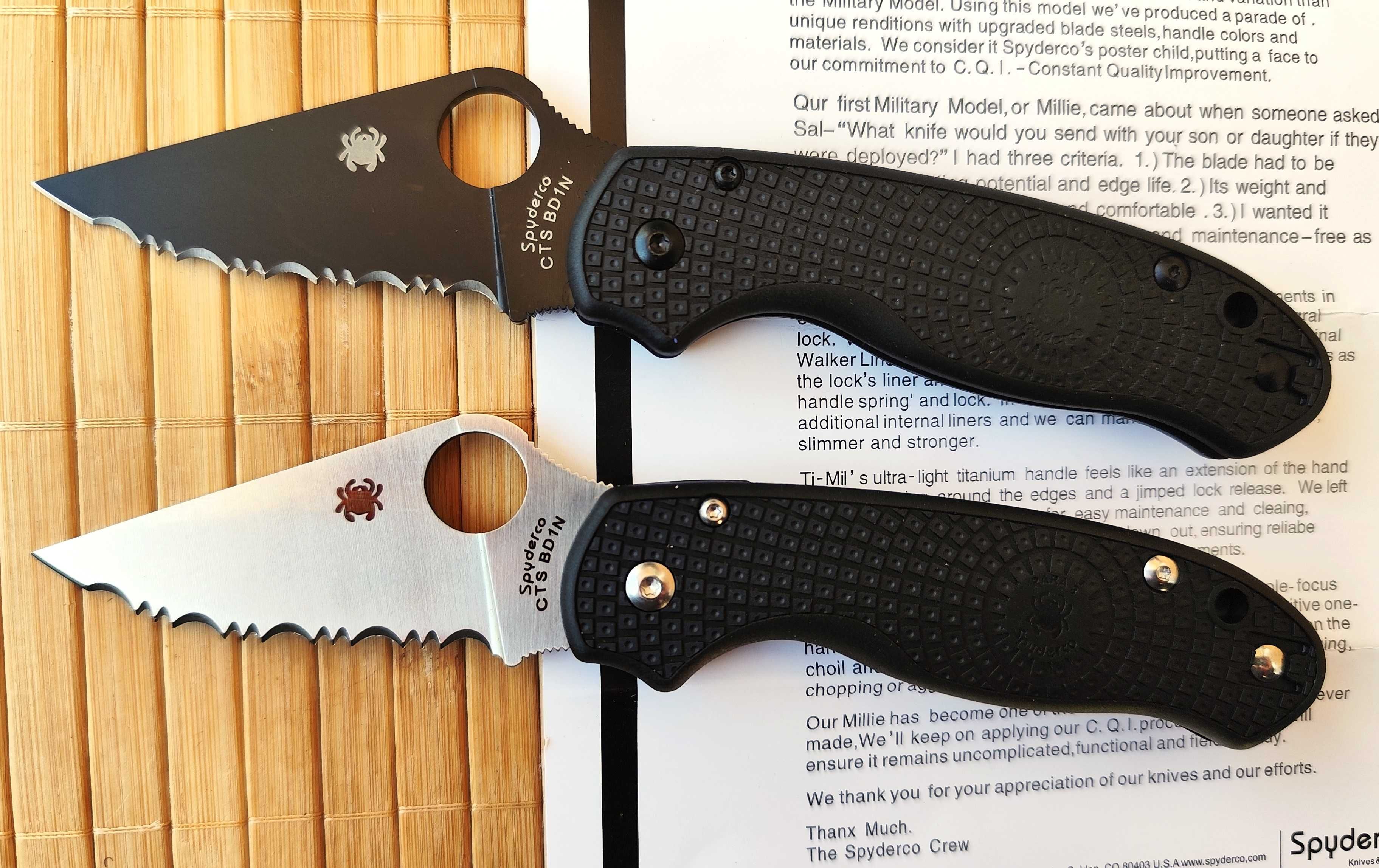 Сгъваем нож Spyderco Para 3 Lightweight