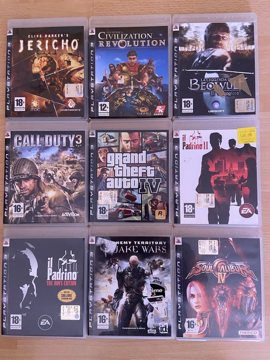 Vand 9 jocuri PS 3 pret: 200ron