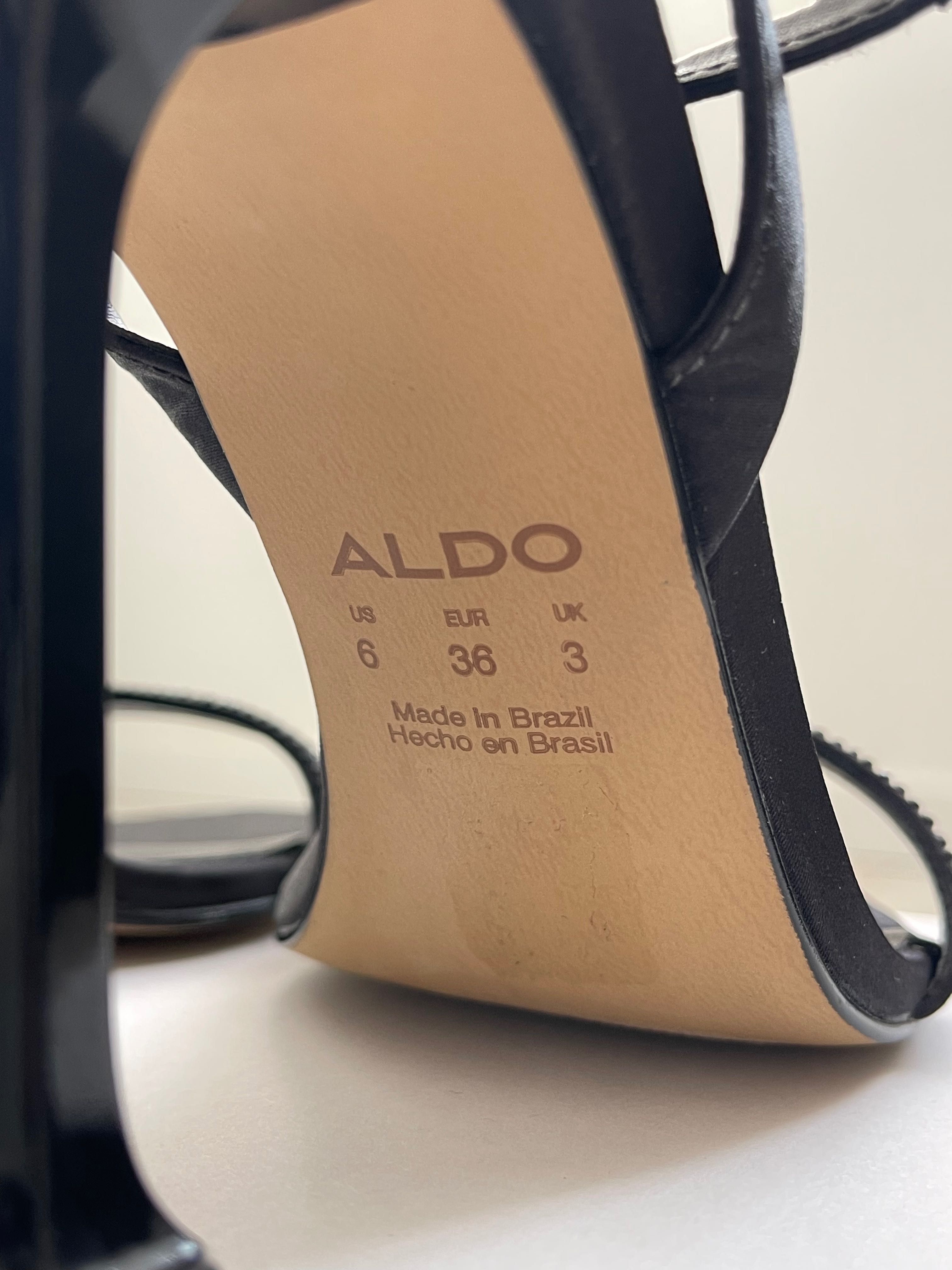 Sandale negre ALDO, marime 36