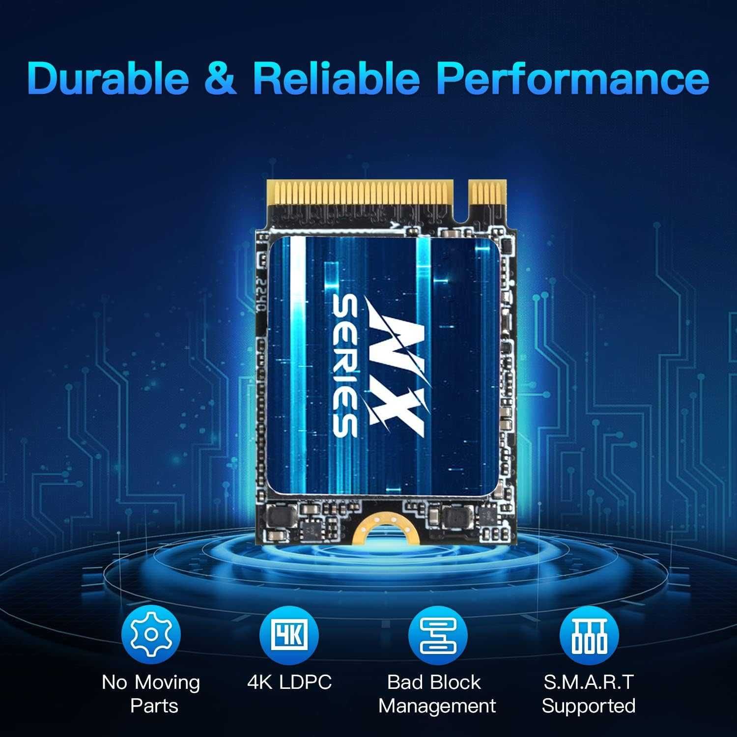 KingSpec 1TB M.2 NVMe 2230 SSD,Gen3x4 3500 MB/s,intern PCIe 3.0