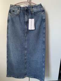 Дънкова дълга пола Calvin Klein Jeans W28