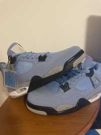 JORDAN 4 UNC(university blue)