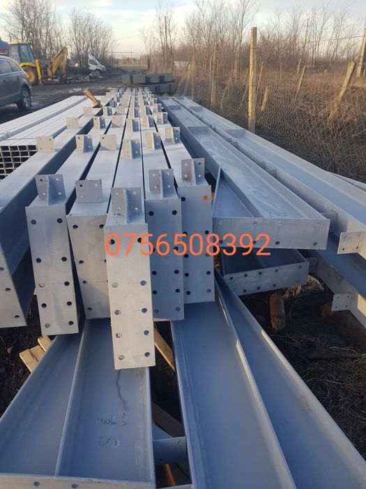 Vand hale metalică structura 20x30h6 prof ipe 300 si hea 240