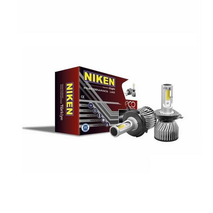 Комплект Диодни лед крушки NIKEN H4 ЕКО - 2бр