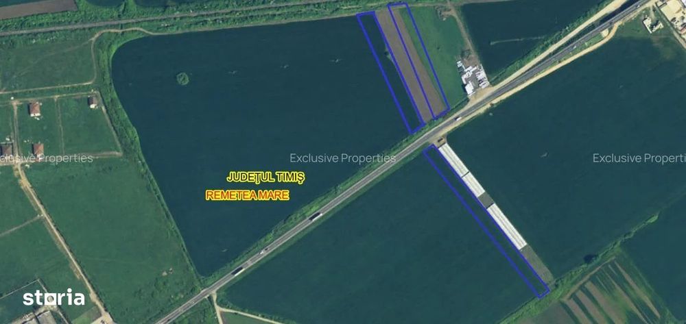 Terenuri de vanzare – iesirea din Remetea Mare spre Autostrada