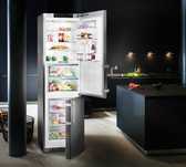LIEBHERR Frigider combina frigorifica INOX 2motoare/compresoareNoFrost