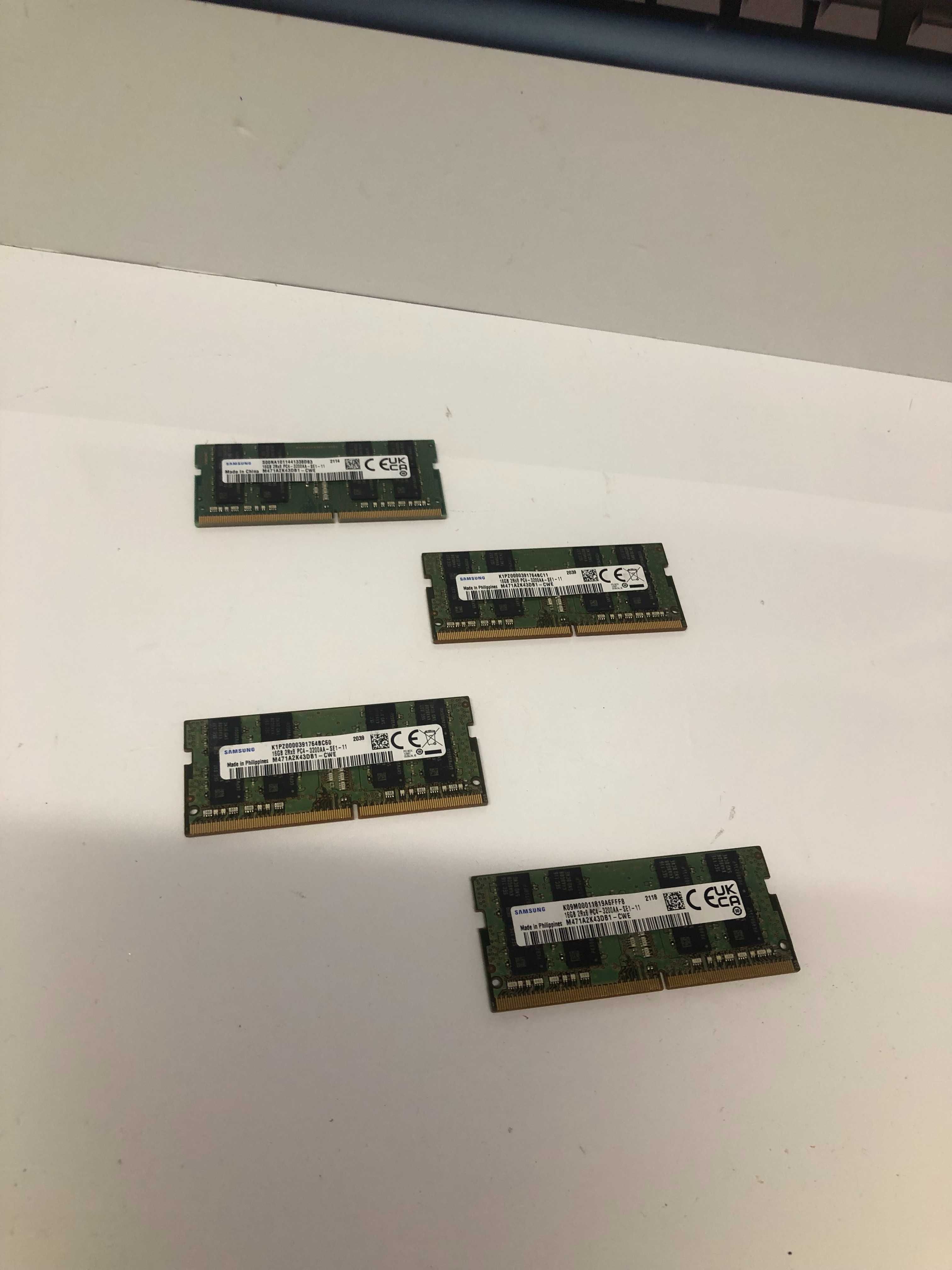 Memorii laptop Sodimm DDR4 16 Gb 3200 Samsung M471A2K43DB1-CWE, noi