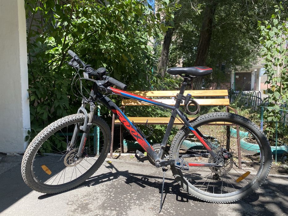 Велосипед Foxx Caiman 2024 18 дюймов черный-красный