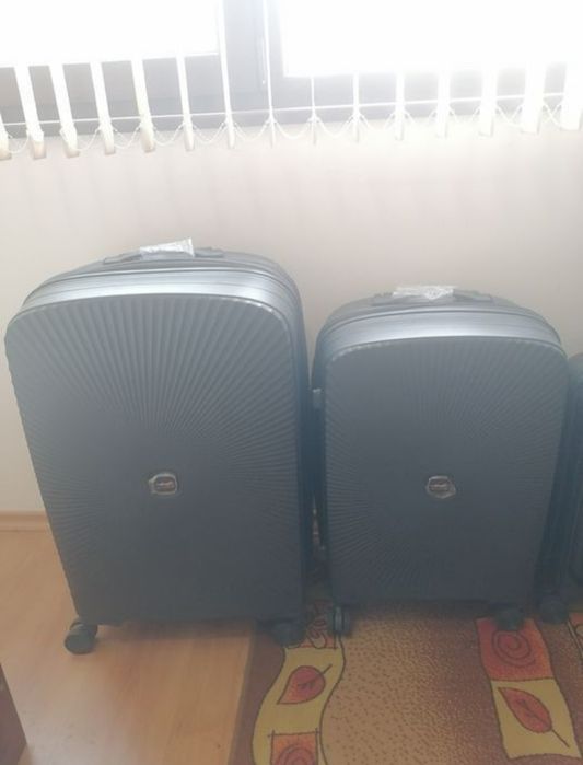 Комплект два броя куфари Grand Ghepard Grafitt Полипропилен.