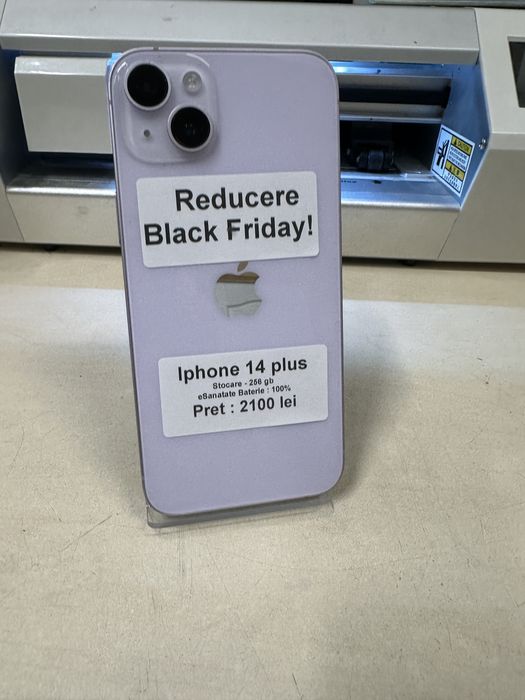 Iphone 14 plus / 256 gb / garantie / REDUCERE BLACK FRIDAY