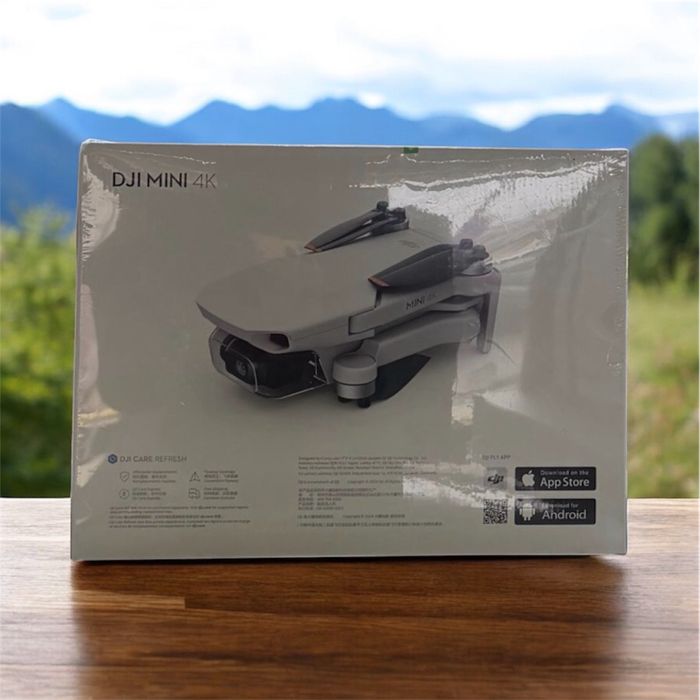 Drona dji mini 4k sigilata camera drone combo 2 baterii + husa