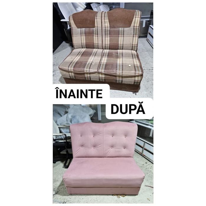 Retapițare canapele colțare paturi etc
