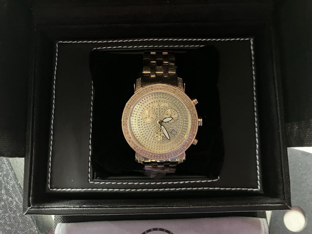Часы мужские, часы бриллиантовые JR, часы Швейцарские, часы наручные