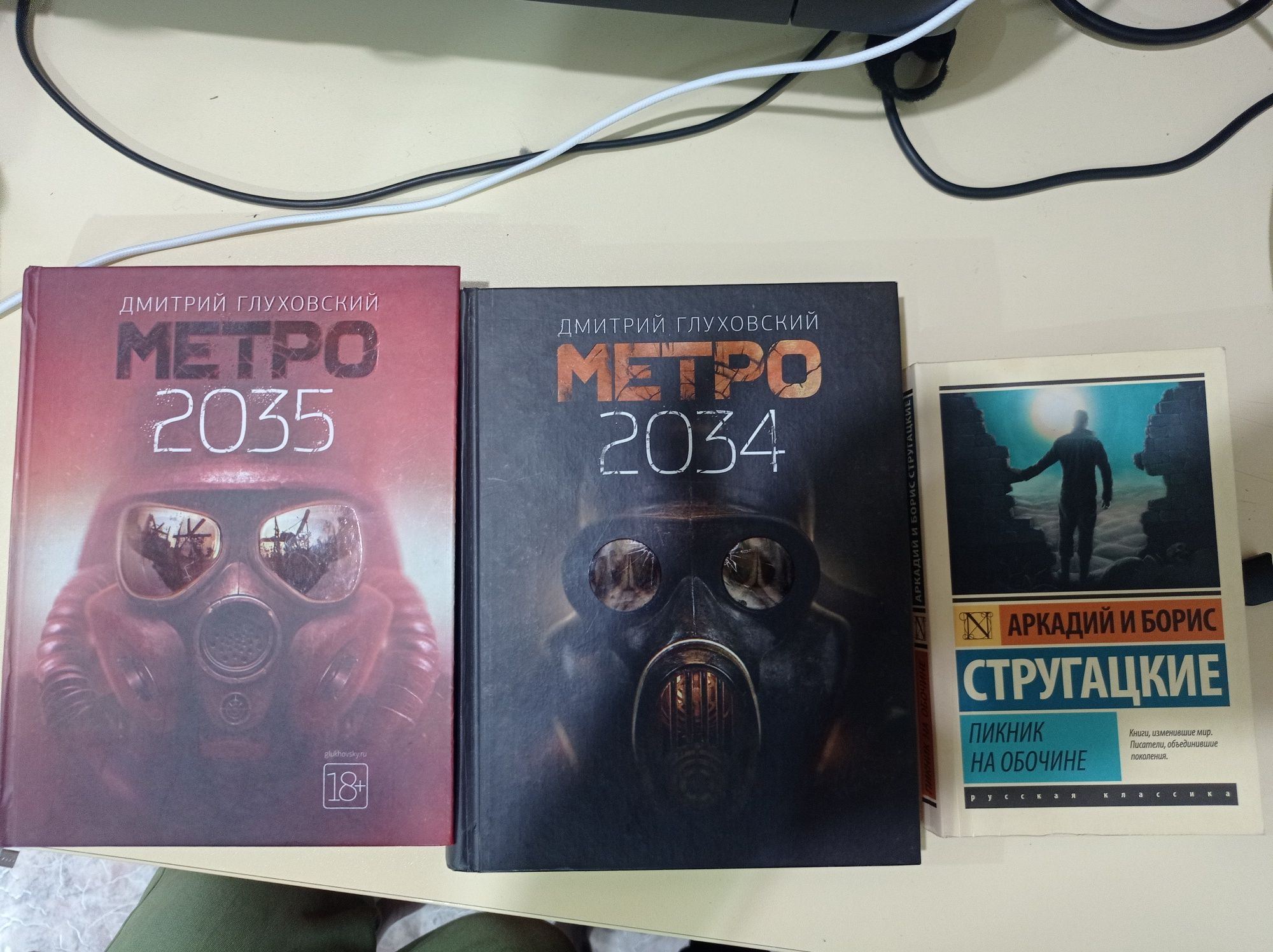 Книги метро 2033 и пикник на обочине