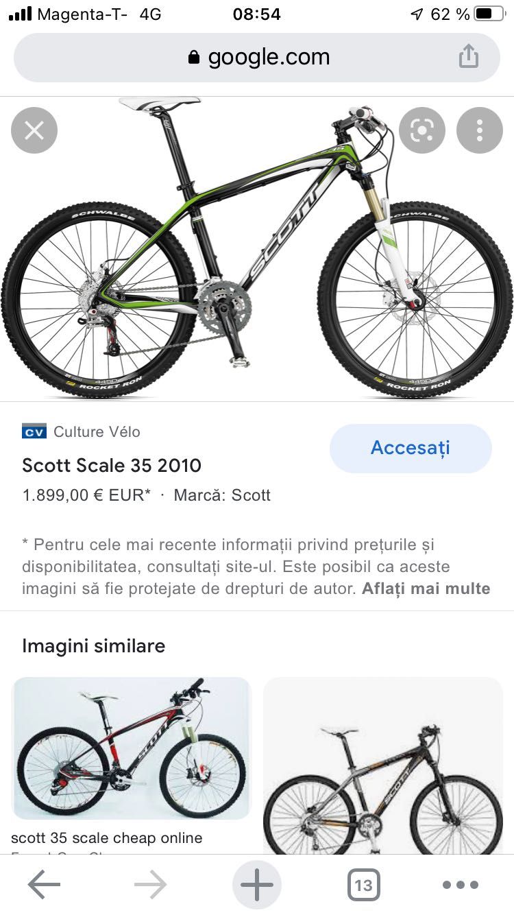 Bicicleta pro !! Scoot scale 35 2010