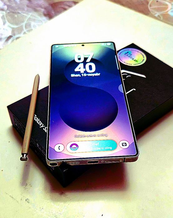 Самсунг С 25Ултра. 256/12 ГБ. Каробка яқинда очилган. 1 йил  гарантиял