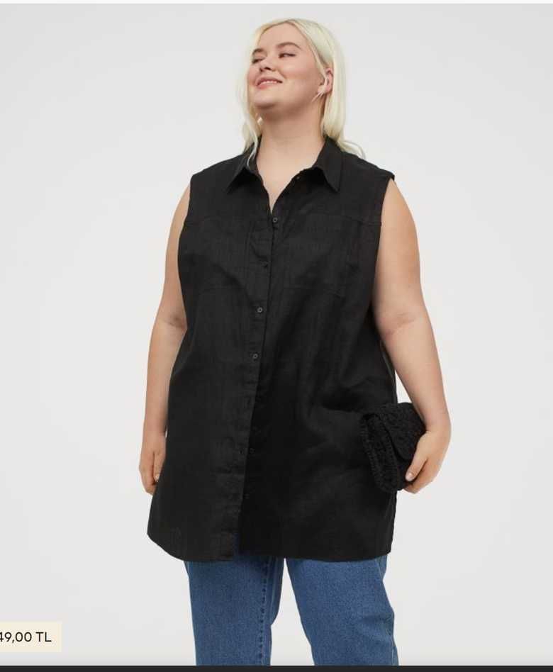 Новые рубашки лен 100% H&M, размер 3XL