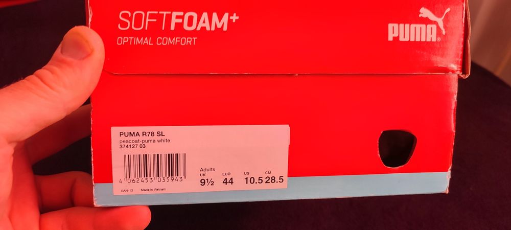 Adidași Puma Soft Foam, mărimea 44