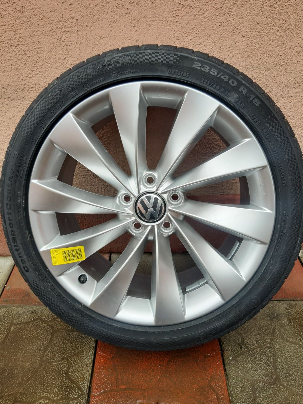 NOU Nefolosita JANTA originală VW 235/40R18 CONTINENTAL 5x112