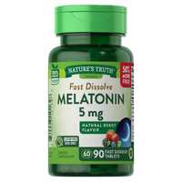 Melatonin 5mg Berry 90 таблеток со вкусом ягод Мелатонин из Америки