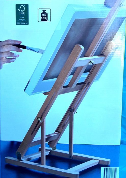 ȘEVALET DIN LEMN MASIV DE FAG pentru pictat pe masă - NOU - 80 Lei