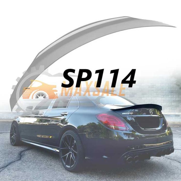 Спойлер за W205 багажник PSM style Mercedes C class тунинг амг пакет