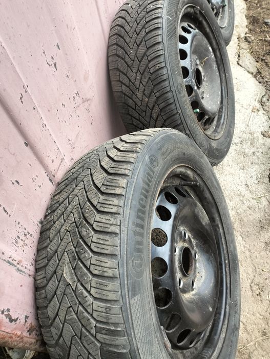 Jante cu prinderea 5x112 cu 4 cauciucuri  195-55-15