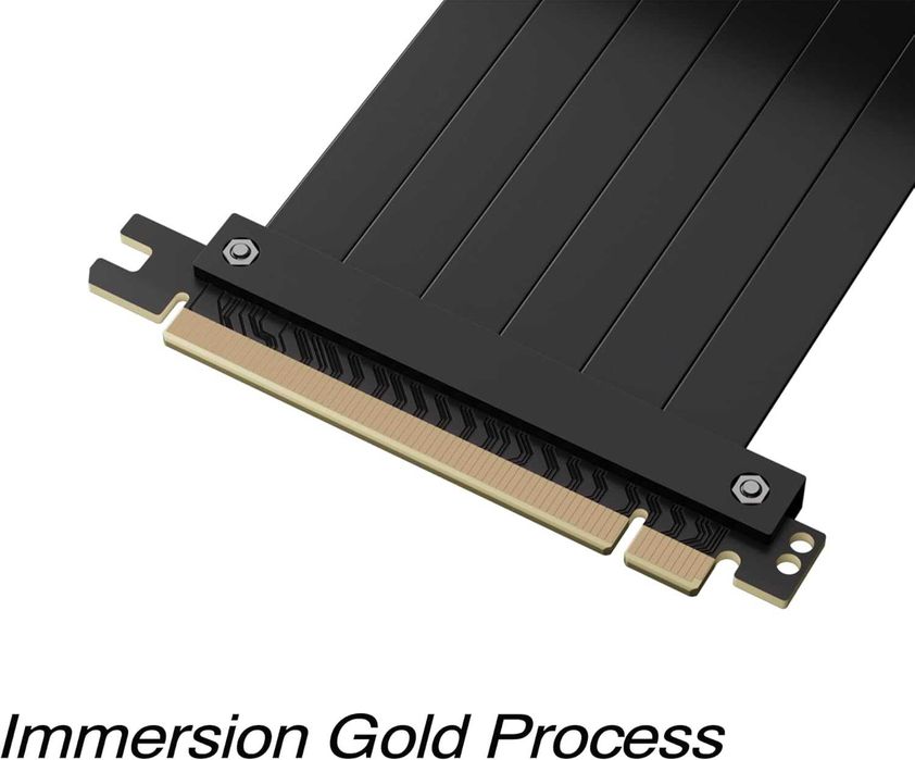 Cablu 20cm PCIe 3.0 X16 GPU Riser placa video,unghi 90 grade RX RTX