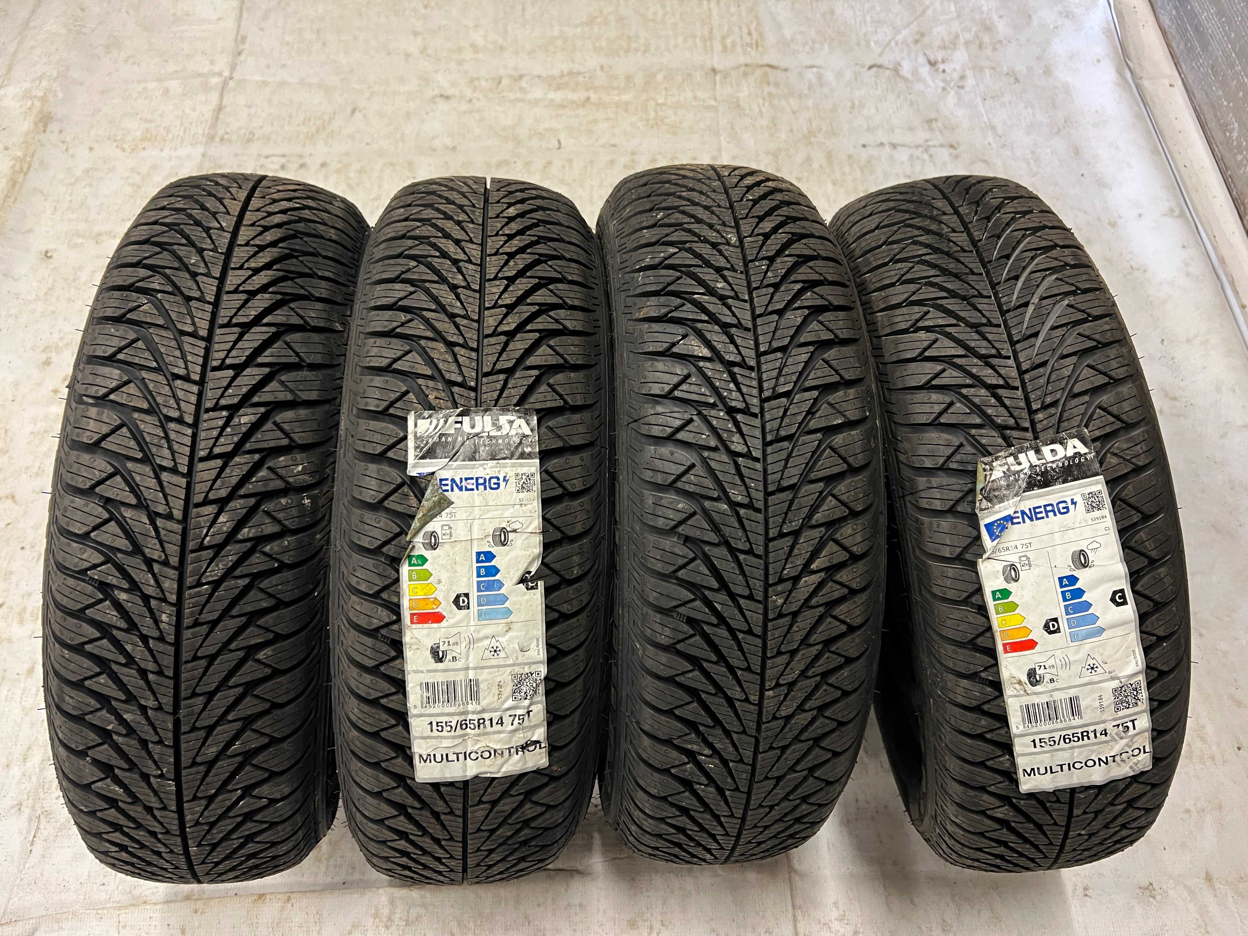4 Нови всесезонни гуми 155/65R14 Fulda MultiControl 75T M+S