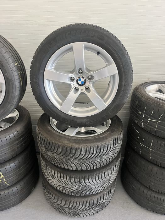Jante R17  Bmw X1 Seria 3 5x120 Anvelope 225/55 R17 Michelin M+S
