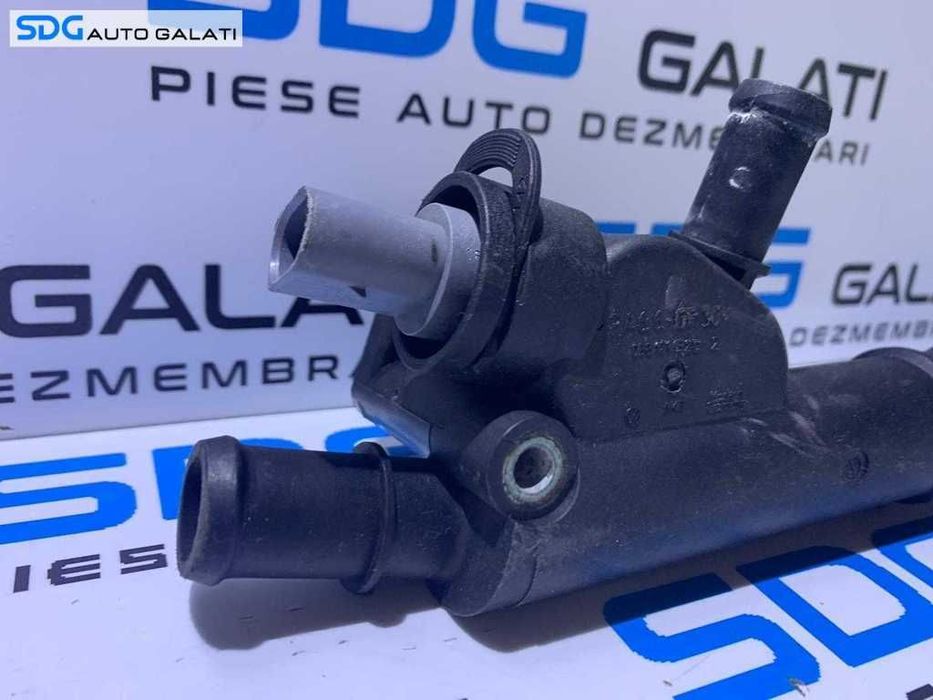 Suport Carcasa Termostat Flansa Senzor Temperatura Apa Skoda Octavia 2 1.9 TDI BJB BKC BXE 2004 - 2013 Cod 038121132D [M5493]
