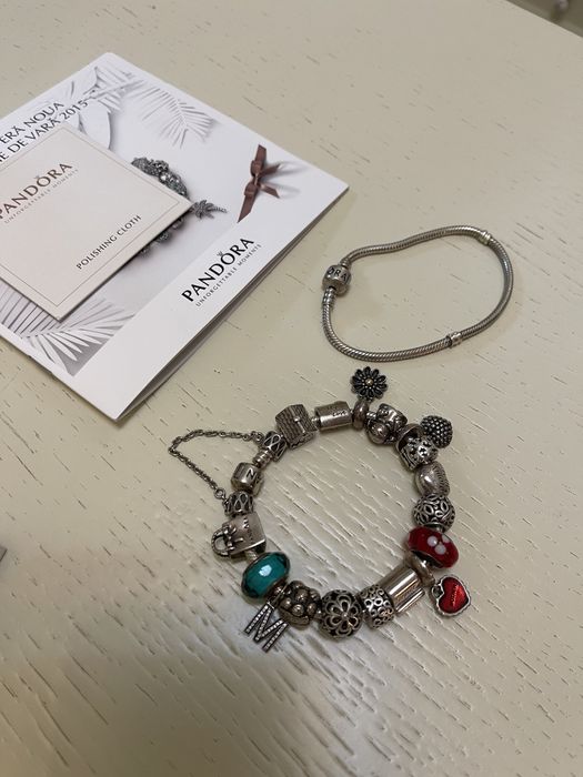 Bratara Pandora din argint si aur!