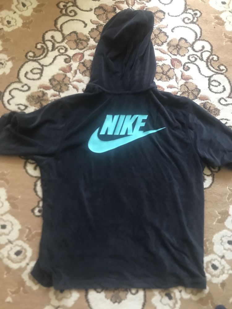 Bluza tricou maneca scurta Nike premium bumbac marimea L XL