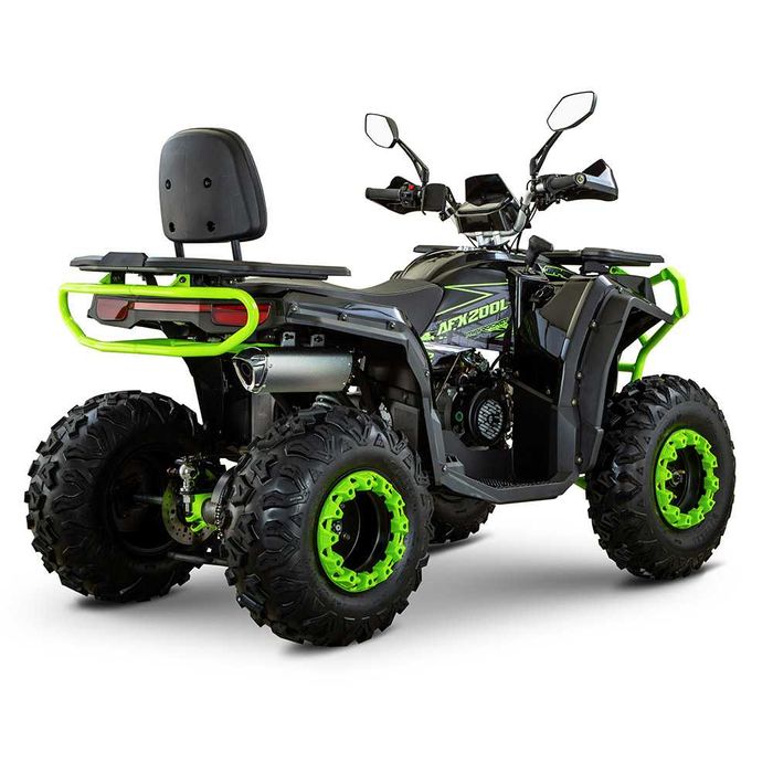 Atv 200cc AFX 4T benzina 10" automata negru/verde