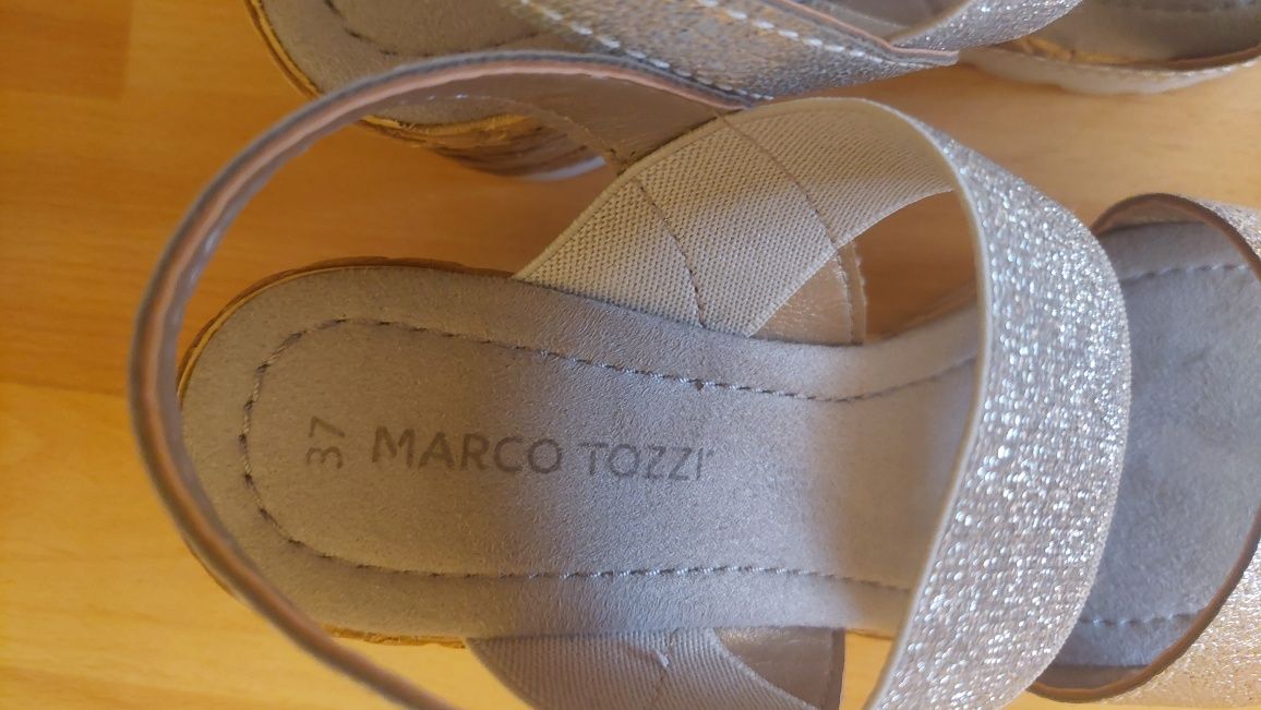 Sandale Marco Tozzi argintii