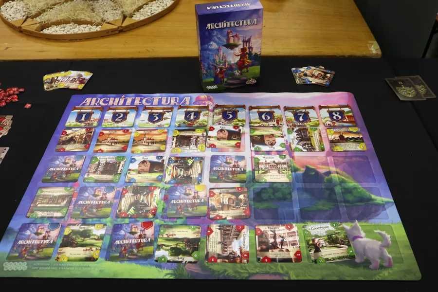 Architectura joc de cărți board game boardgame + Playmat