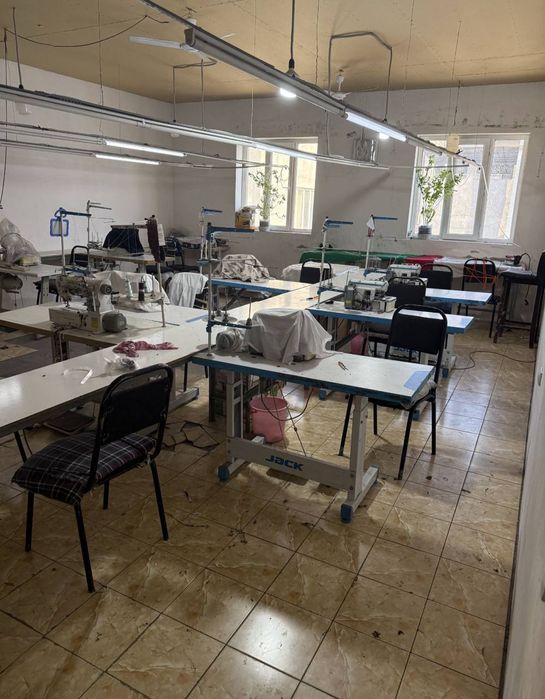 Цех Производства 300м2 со шв.Машинками