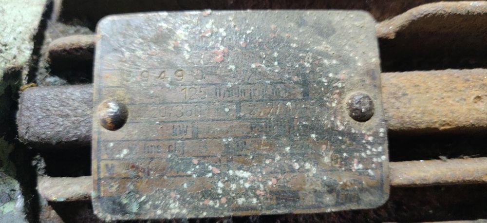 Motor electric trifazat cu reductor, 0.55kW, 125rpm