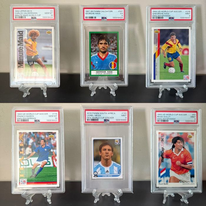 Panini Topps diverse Carduri/Stickere autentificate si gradate de PSA