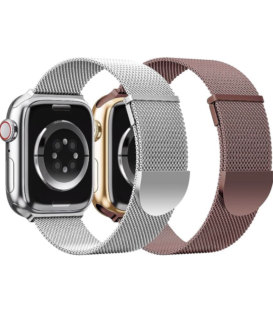 Curea Metalica Slim Milanesse Loop Compatibila Ceas Apple Watch