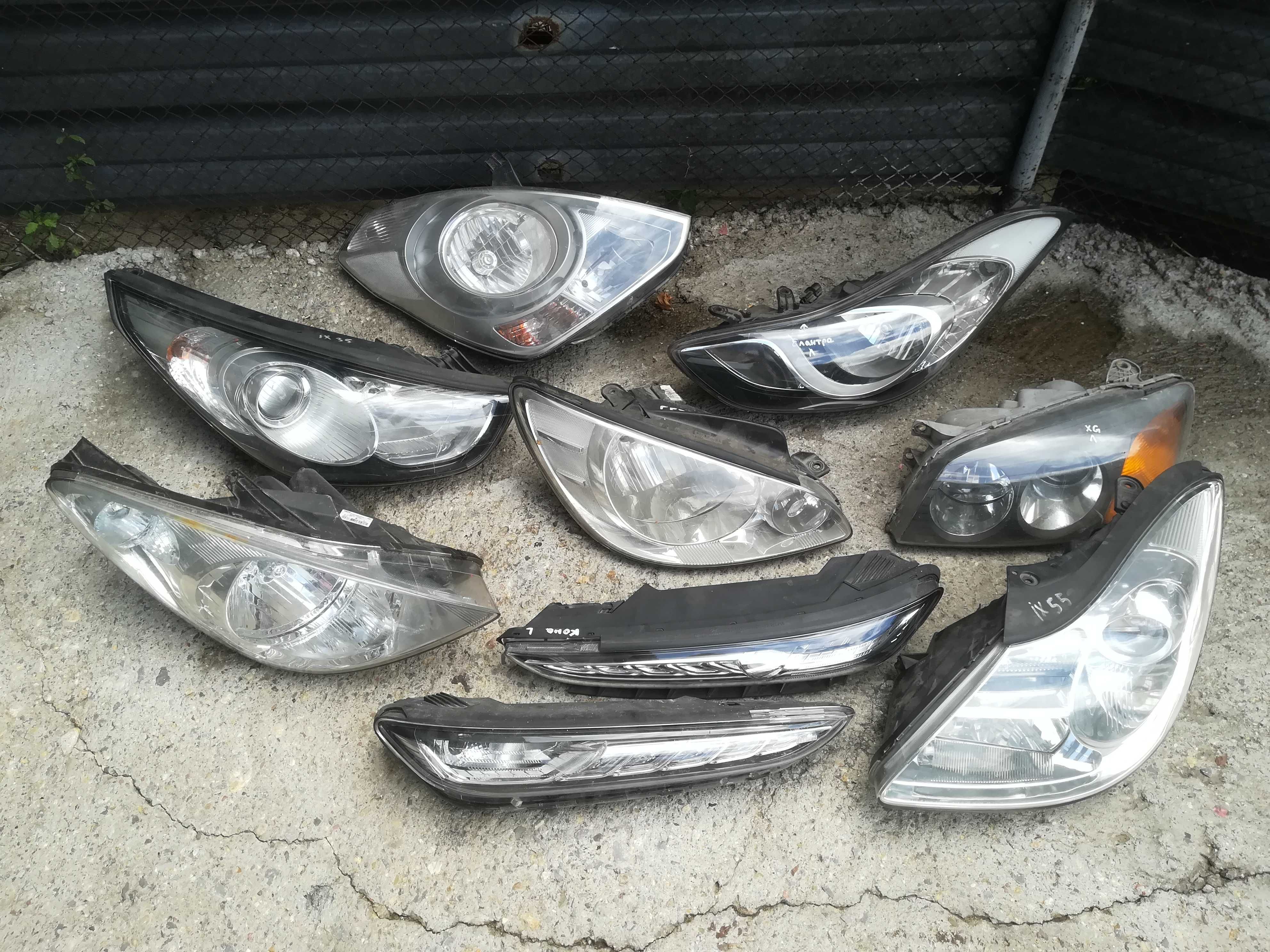 Фарове фар лед led Hyundai Kona i20 ix35 ix55 Elantra Getz XG H1